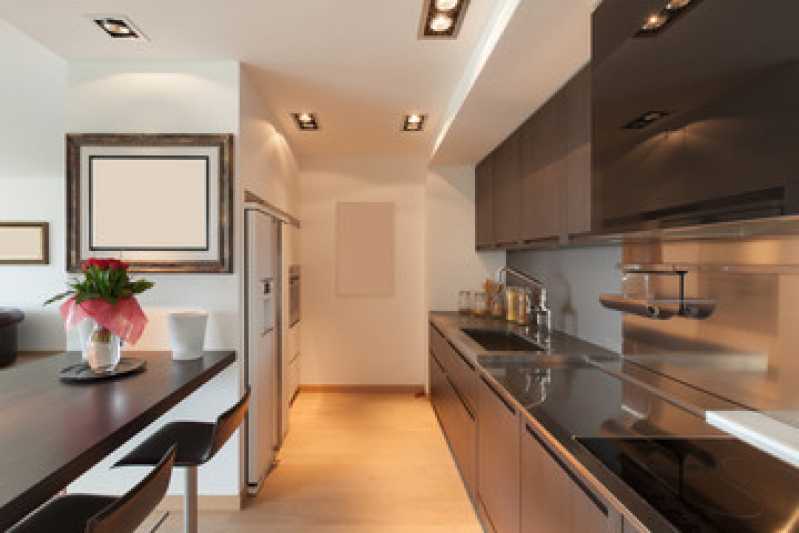Cozinha Planejada Apartamento Pequeno Jandira - Cozinha Americana Planejada